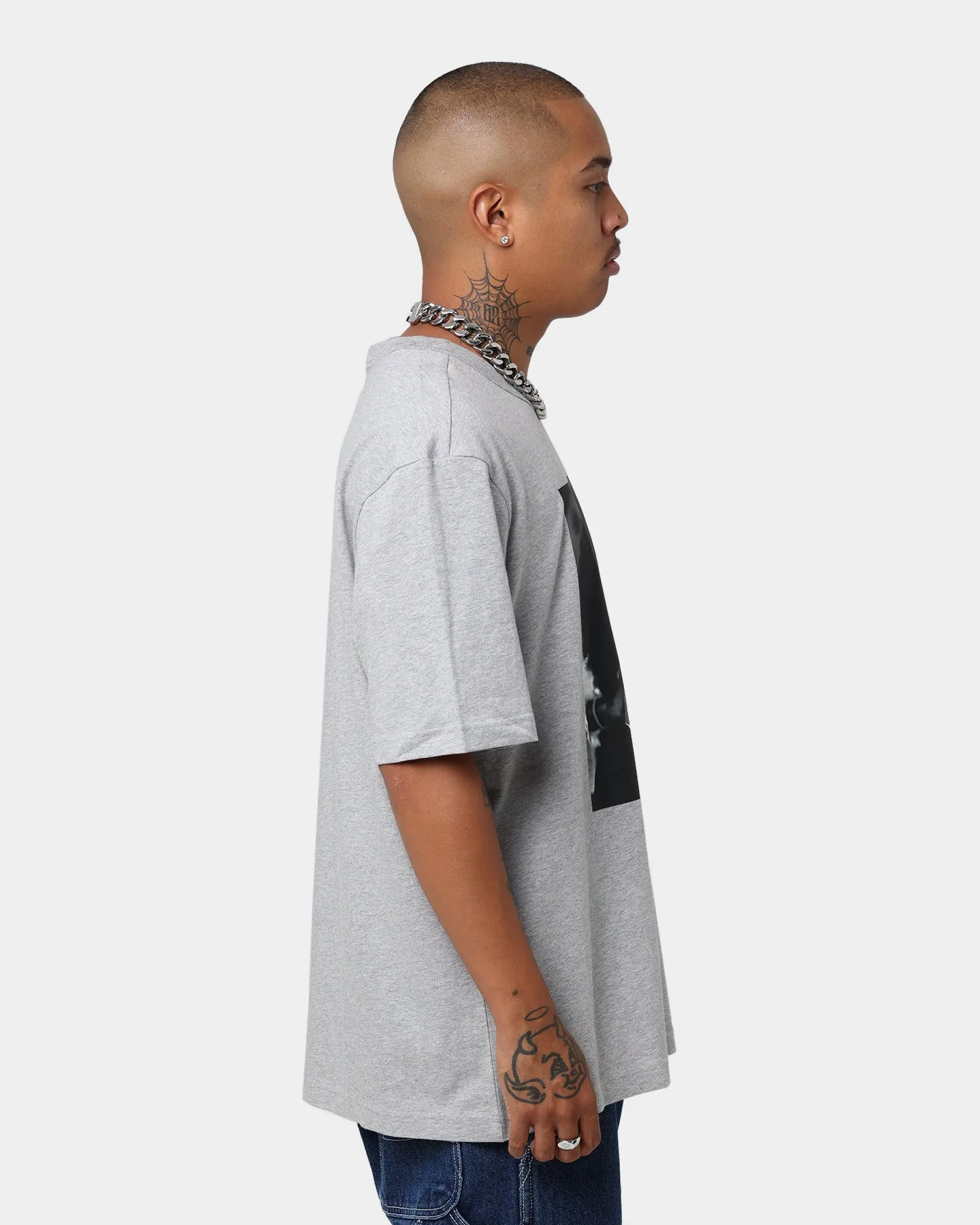 Reebok Allen Iverson I3 Braids T-Shirt Medium Grey Heather